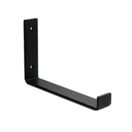 Mão Francesa Invertida 25 cm Suporte Fixo Preto