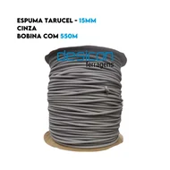 Bobina de 550m Espuma Corpo de Apoio Tarucel Delimitador 15mm Cinza