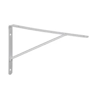 Mão Francesa Leve Barra Redonda 47 cm Suporte Fixo Branco