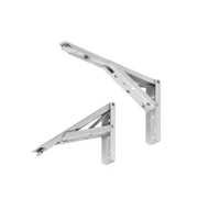 Suporte Mão Francesa Articulada Reforçada 30cm Branca