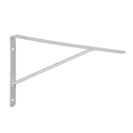 Mão Francesa Leve Barra Redonda 30 cm Suporte Fixo Branco