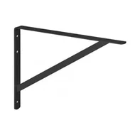 Mão Francesa Reforçada 50 cm Suporte Fixo Preto