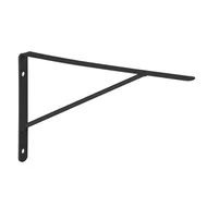 Mão Francesa Leve Barra Redonda 20 cm Suporte Fixo Preto