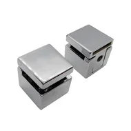 Suporte Para Prateleira de Vidro Fenda Flex Quadrada 4 a 10mm