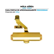 Mola Aérea 2002 Ouro Gold Fechamento Porta até 90 cm 45kg