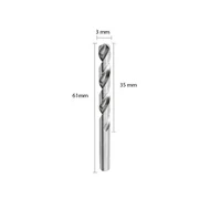 Broca de Aço Rápido para Metal DIN 338 de 3mm x 61mm IRWIN