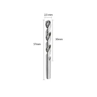 Broca de Aço Rápido para Metal DIN 338 de 2.5mm x 57mm IRWIN