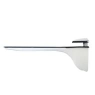 Suporte Pelicano Branco Para Prateleira Vidro Madeira
