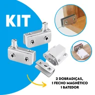 Suporte Rack Fecho Magnético e Dobradiça Em Aço Inox 304