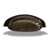 Puxador Concha 96mm Antique Brilho 9,6cm