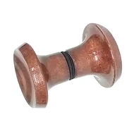Puxador Para Porta De Vidro Unifuro Em Resina Bronze