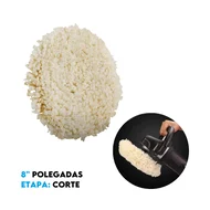 Boina Dupla Face Crua Agressiva 8" Polegadas