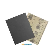 100 Folhas Lixa D’Água Grão 120 225x275mm Vonder