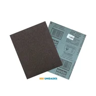 100 Folhas Lixa Ferro Grão 60 225x275mm
