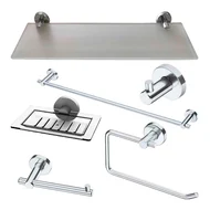 Kit De Acessórios Light Para Banheiro 6 Peças Italy Line