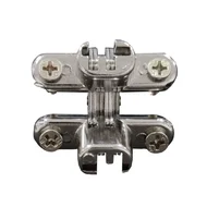 Dobradiça Invisível 180 42mm para Móveis Com Parafuso Cromada