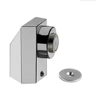 Botão Francês Metal Liso Cromado Para Espelhos