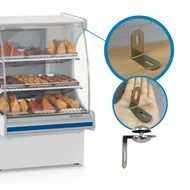 Chapa em L Inox para Botões Duplos
