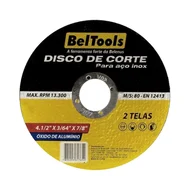 Disco Abrasivo Corte Fino 115mm  4.1/2 x 1mm Beltools