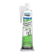 Silicone acético transparente 50g Bisnaga Tekbond Adesivo