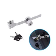 Fechadura Jacaré Para Vitrine Ou Freezer Trava Cromada