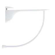 Suporte Pelicano Master Branco Para Prateleira Vidro Madeira