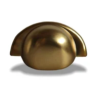 Puxador Concha 64mm Dourado Fosco 6,4cm