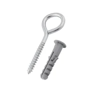 Kit 5 Unidades Pitão Para Madeira Com Bucha Nylon 7cm