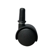 Rodízio Duplo PP 30mm com Pino de Encaixe