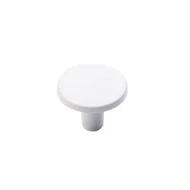 Puxador Ponto 22mm Branco Brilhante