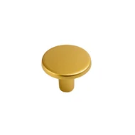 Puxador Ponto 22mm Dourado Fosco