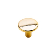 Puxador Ponto 22mm Dourado Brilho