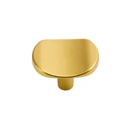Puxador Ponto 32mm x 38mm Dourado Fosco