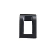 Puxador Armario Argola Quadrado Preto Fosco
