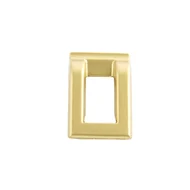 Puxador Armario Argola Quadrado Dourado Fosco