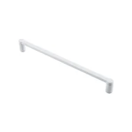 Puxador Armario Alça Reto 192mm Branco Brilhante