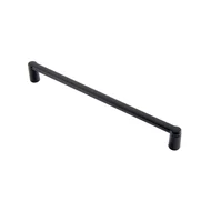Puxador Armario Alça Reto 192mm Preto Fosco
