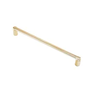 Puxador Armario Alça Reto 192mm Dourado Brilho