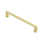 Puxador Armario Alça Reto 128mm Dourado Fosco