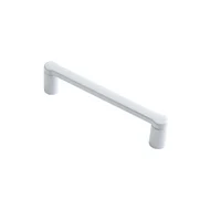 Puxador Armario Alça Reto 96mm Branco Brilhante