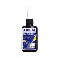 Cola Loxeal UV 30-40 50ml - Secagem com Lâmpada Branco Frio de Alta Intensidade ou Luz Solar Forte