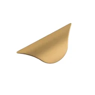 Puxador Armario Concha Aberta 20mm 60mm Dourado Fosco