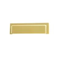 Puxador Armario Viale 96mm Dourado Fosco