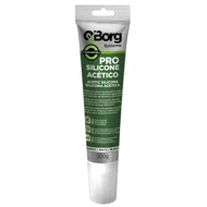 Silicone Acético Bisnaga Incolor Q-Borg