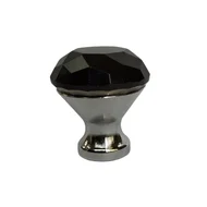 Puxador Cristal Shine 30mm Preto