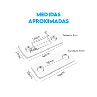 Pino Pivotante Inox Preto 150Kg Para Portas