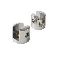 Suporte Fenda Plastico 10mm Cromado