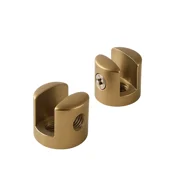 Suporte Fenda Plastico Dourado Fosco 4mm 6mm 8mm 10mm