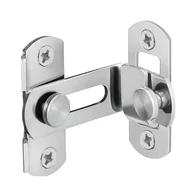 Tranca em L Interno Canto para Porta em Aço Inox