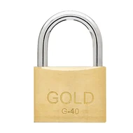 Cadeado Gold Latão Linha Yale 40MM Trava Dupla Anti micha